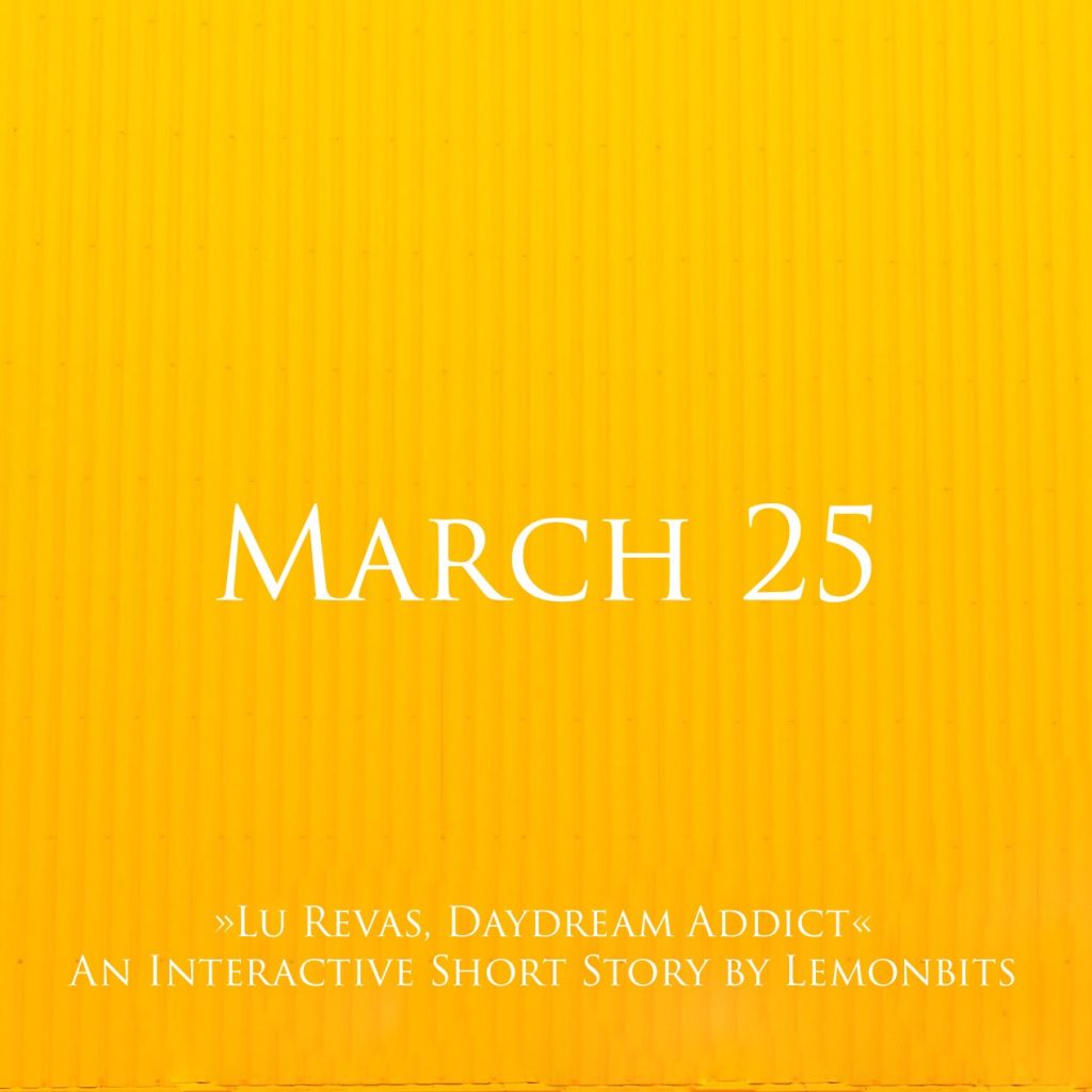 Lu Revas, Daydream Addict, eine interaktive Kurzgeschichte